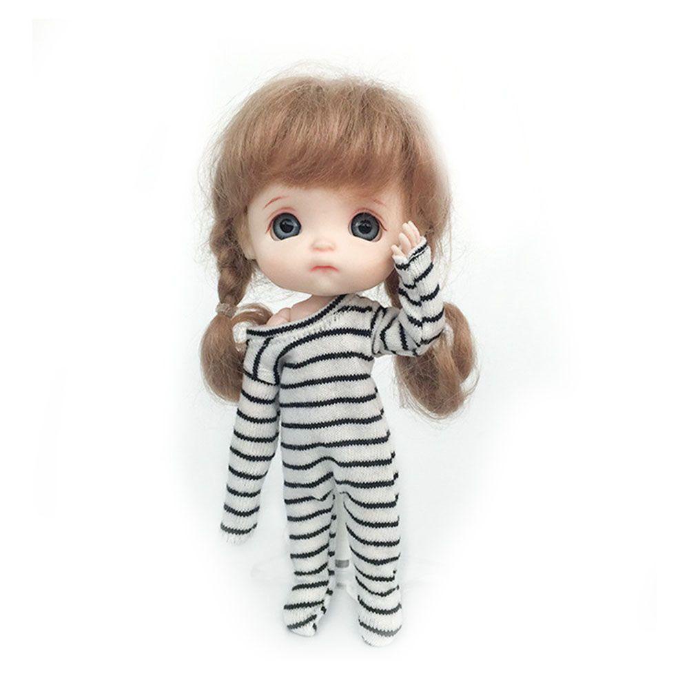 RAINBOW Bộ Quần Áo Ngủ Dễ Thương Dành Cho Búp Bê Tỉ Lệ 1 / 12 Mới