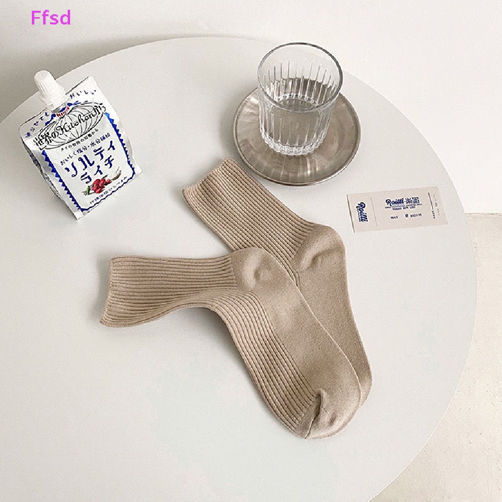 {Ffsd} Vớ cotton Cổ Điển Mùa Thu Và Mùa Đông Cho Nữ * Bán Chạy