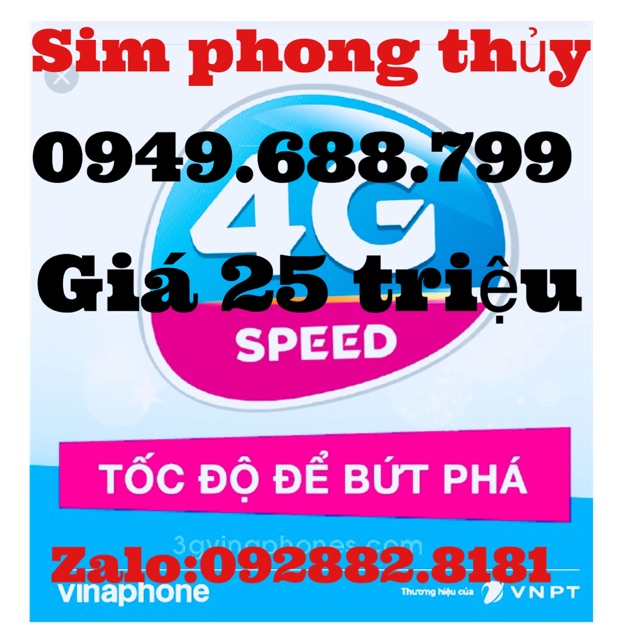 Free Ship - Sim số đẹp vinaphone số đẹp phong thủy - Mua lẻ giá sỉ