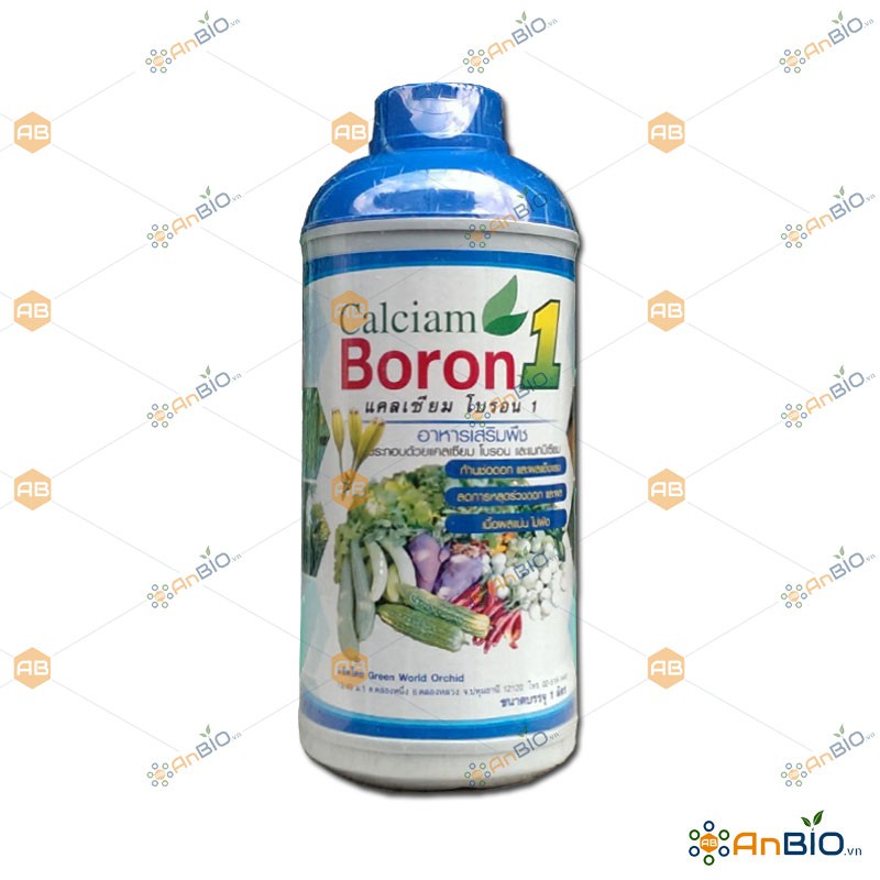 PHÂN BÓN LÁ TRUNG VI LƯỢNG CALCIAM BORON 1 THÁI LAN chai 1000ml (CANXI BO THÁI) - A3.1035