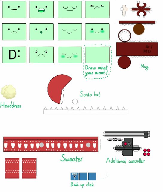 Mô hình giấy BMO chi tiết