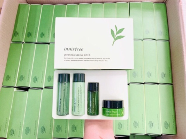 ( Có sẵn ) Bộ Kit Dưỡng Da Trà Xanh Innisfree Green Tea Special Kit | BigBuy360 - bigbuy360.vn