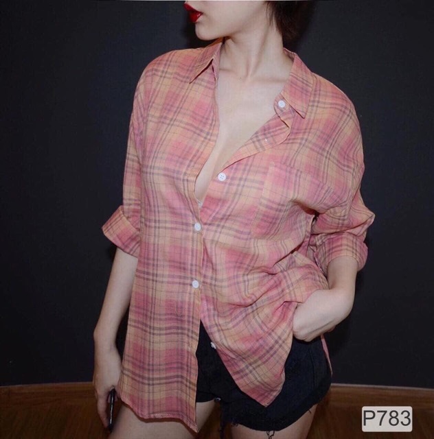 Áo sơ mi kẻ hot hit