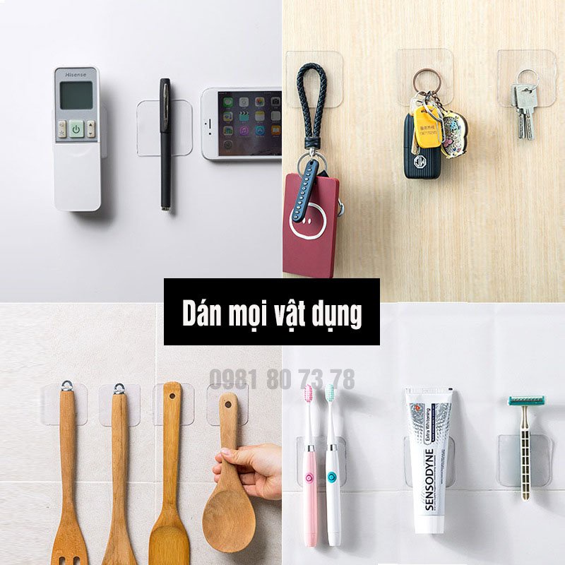 Miếng Dán Tường 2 Mặt Siêu Dính Loại 1