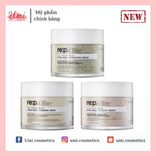 Mặt nạ rep đất sét giảm sưng viêm dành cho da dầu mụn re:p bio fresh mask with real calming herbs 130g