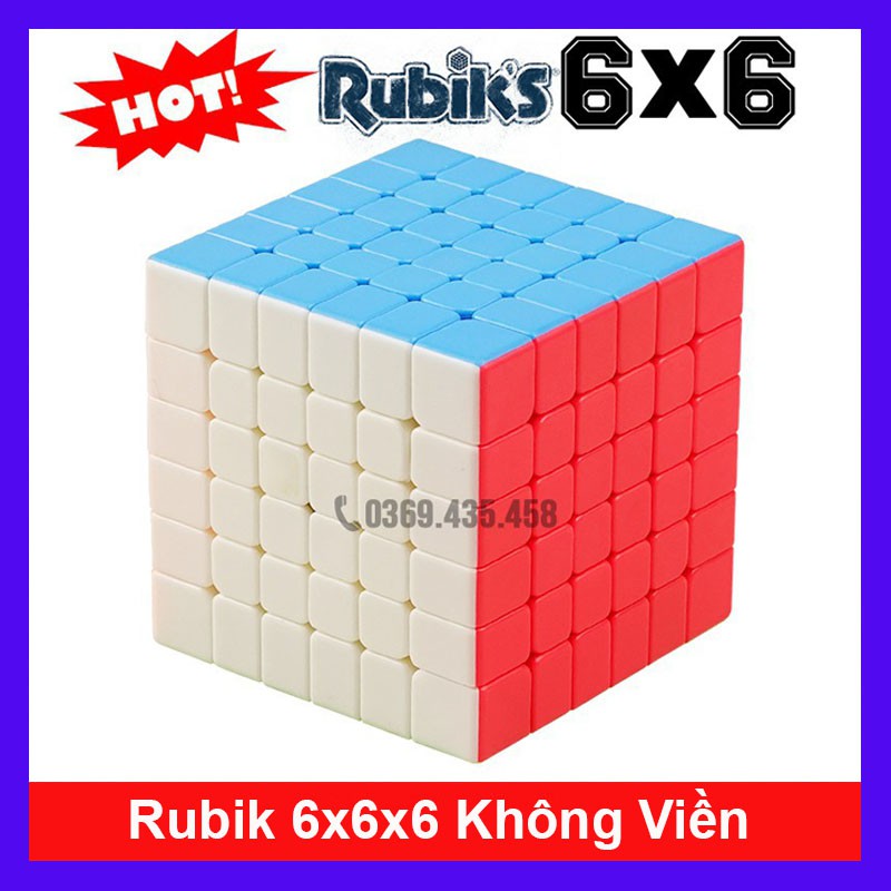 Rubik 6x6 MoYu MeiLong Hàng Xịn Trơn Xoay Cực Mượt - Stickerless Qiyi