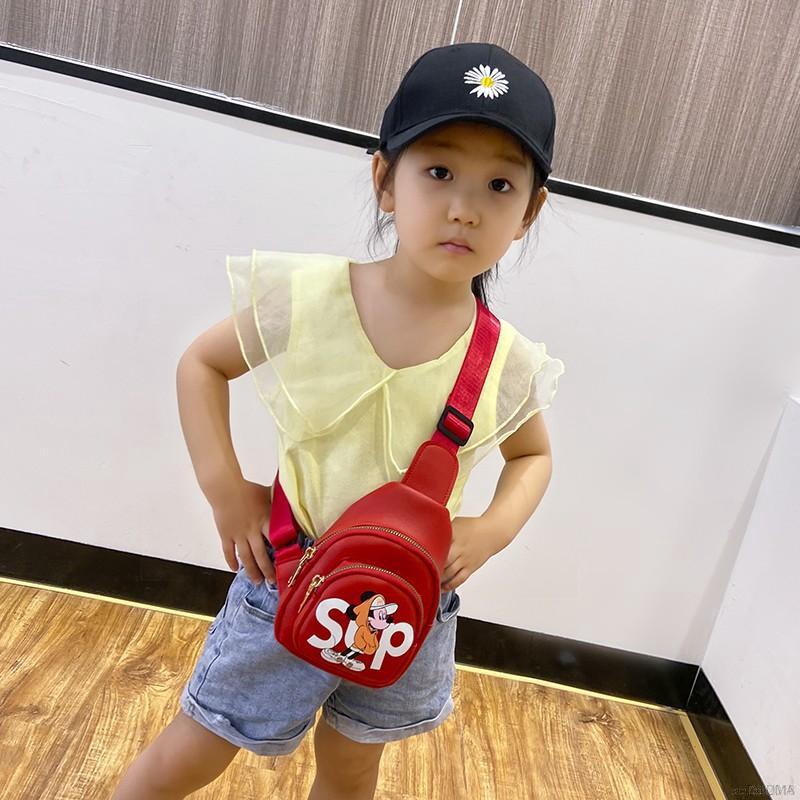 Túi Đeo Chéo Hình Chuột Mickey Dễ Thương Cho Bé