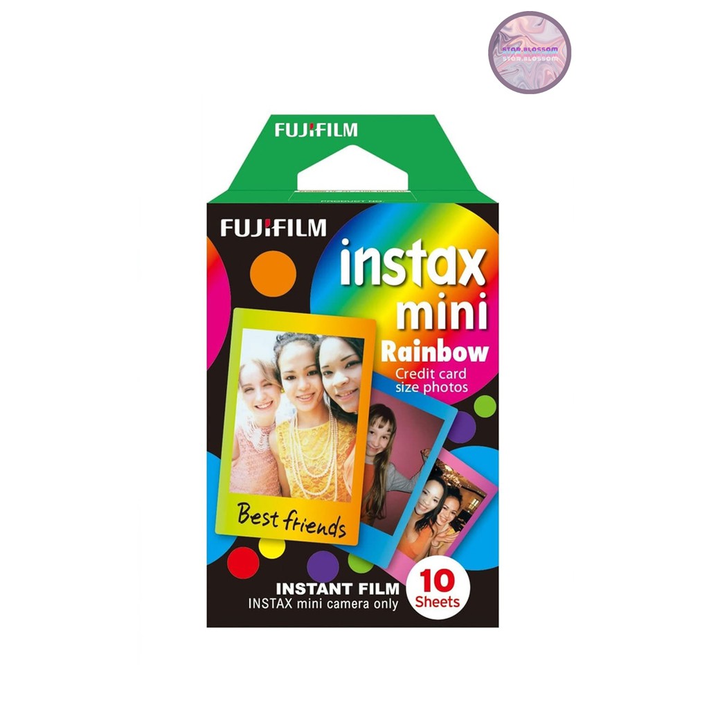 Fujifilm Giấy Instax Màu Cầu Vồng Cho Máy Ảnh