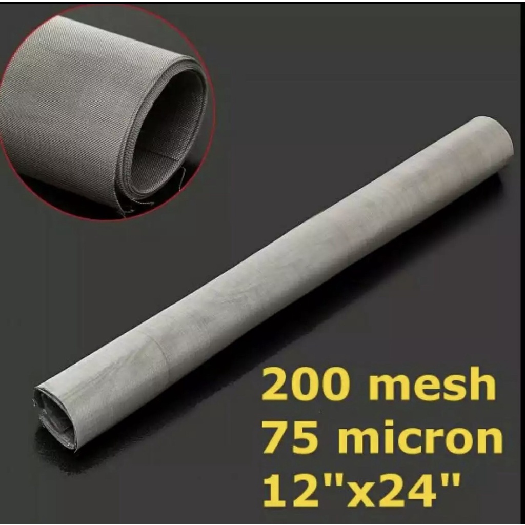 Lưới lọc inox 304, 200mesh lọc hồ cá kt (50x50)cm (100x50)cm