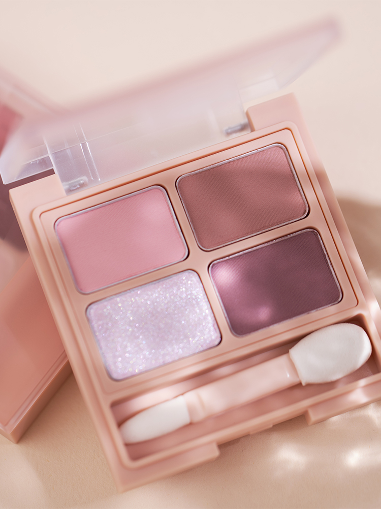 Bảng phấn mắt 4 màu tông nude xinh xắn tự nhiên dành cho học sinh  Nội Địa Trung