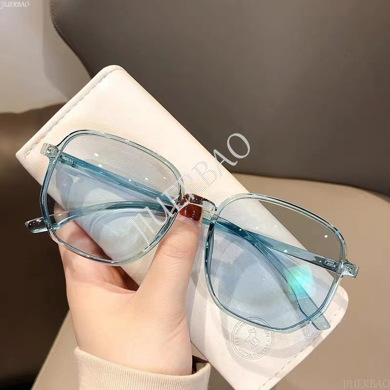 Mắt Kính Gọng Nhựa Sqaure Chống Bức Xạ Phong Cách Hàn Quốc Thời Trang Unisex