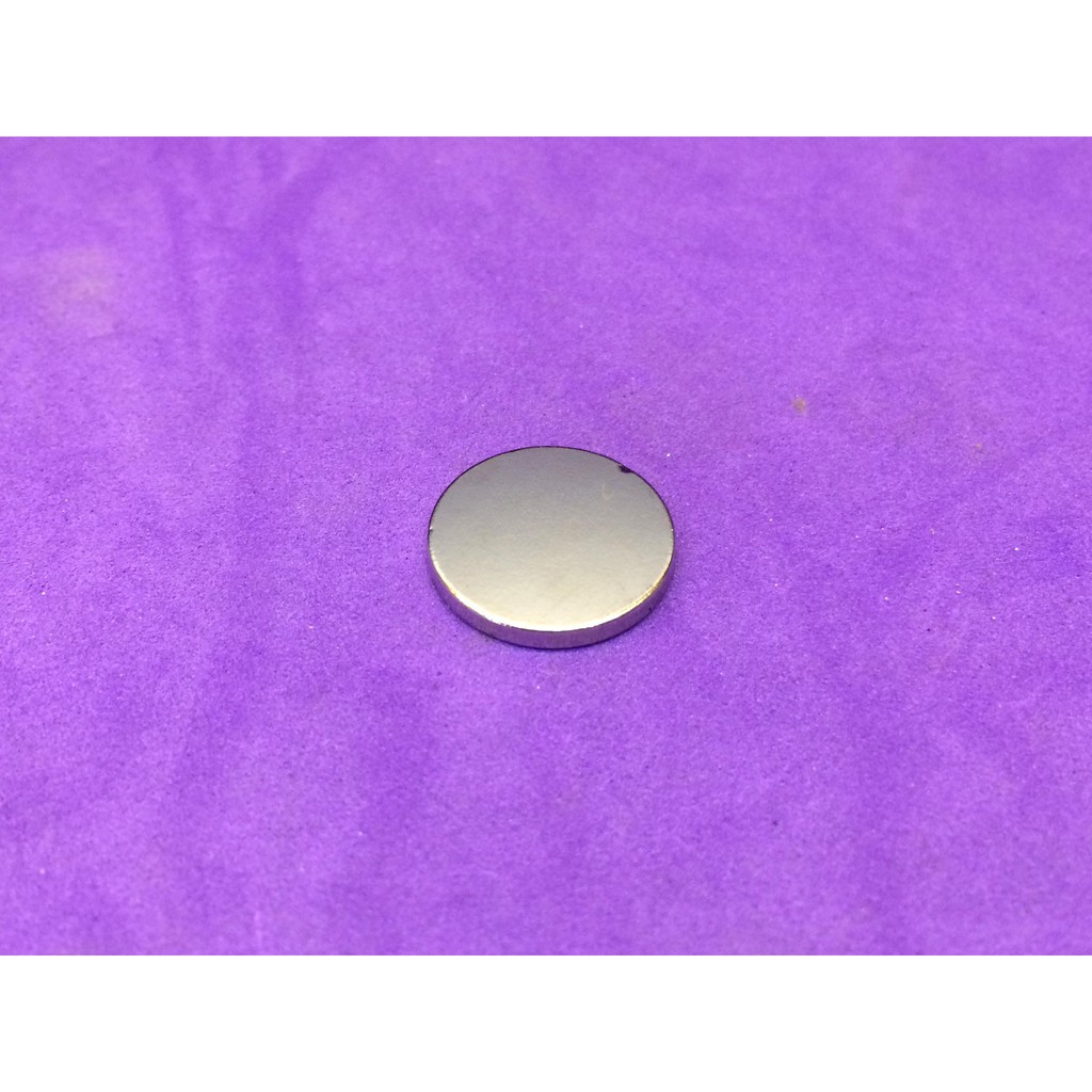 Nam châm vĩnh cửu thép trắng 15x2mm (2 cái)