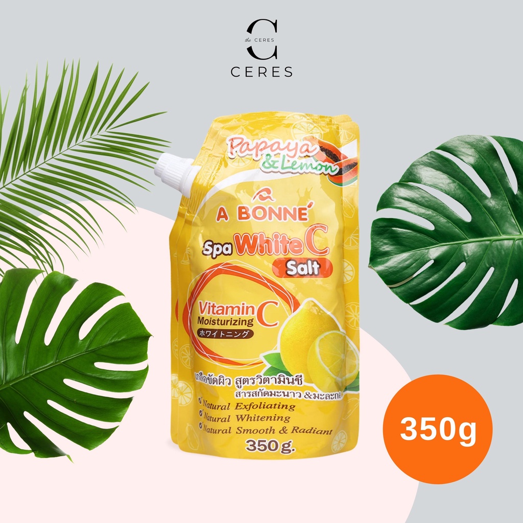 Muối Tắm Sữa Bò A Bonne Vitamin C - Tẩy Tế Bào Da Chết Body Thái Lan 350gr