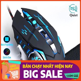 Chuột dây chơi game MOUSE T-WOLF V6 LED