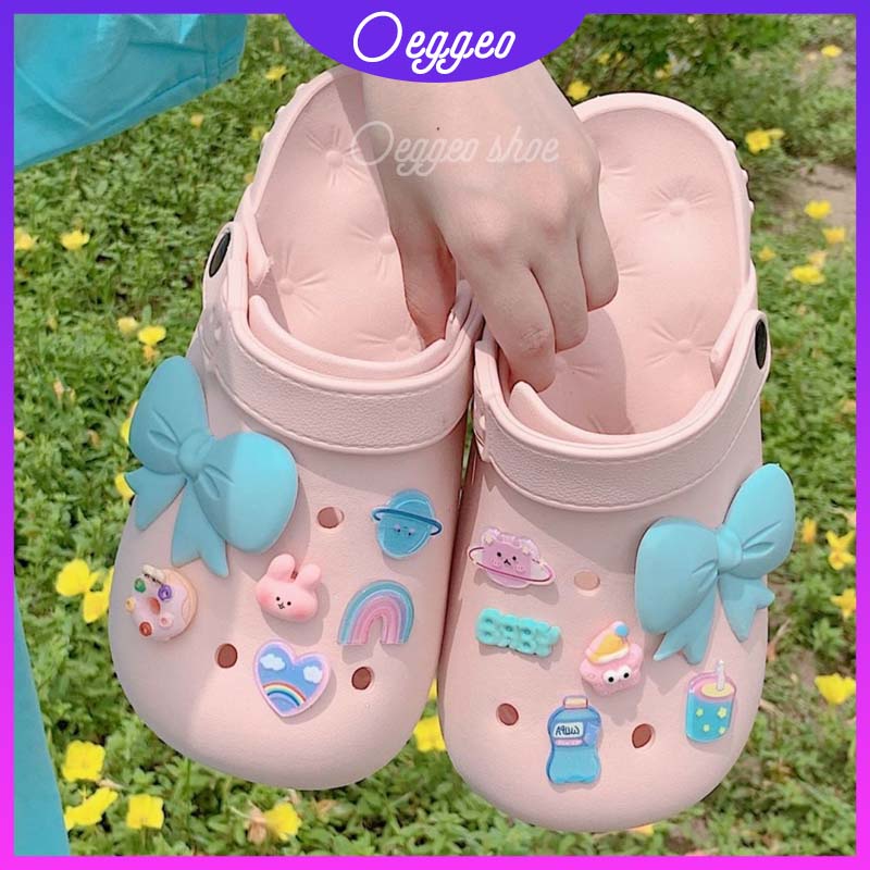 Giày Búp Bê Đế Mềm Đính Nơ Xinh Xắn Cho Nữ