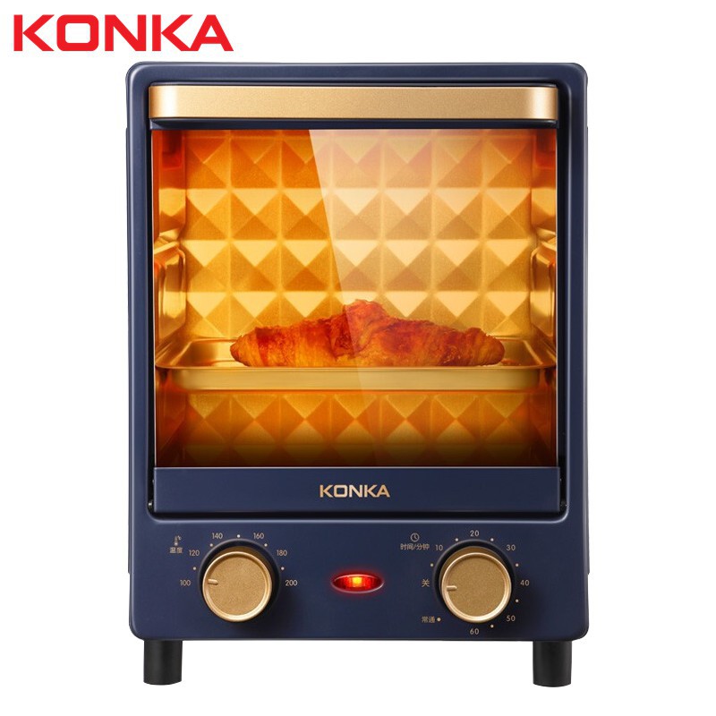 Lò nướng nhỏ Konka đa chức năng 3 lớp dung tích 12L công suất 800W