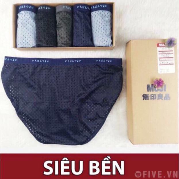 LẺ 1 Quần lót nam chéo xuất Nhật - thông hơi ôm dáng