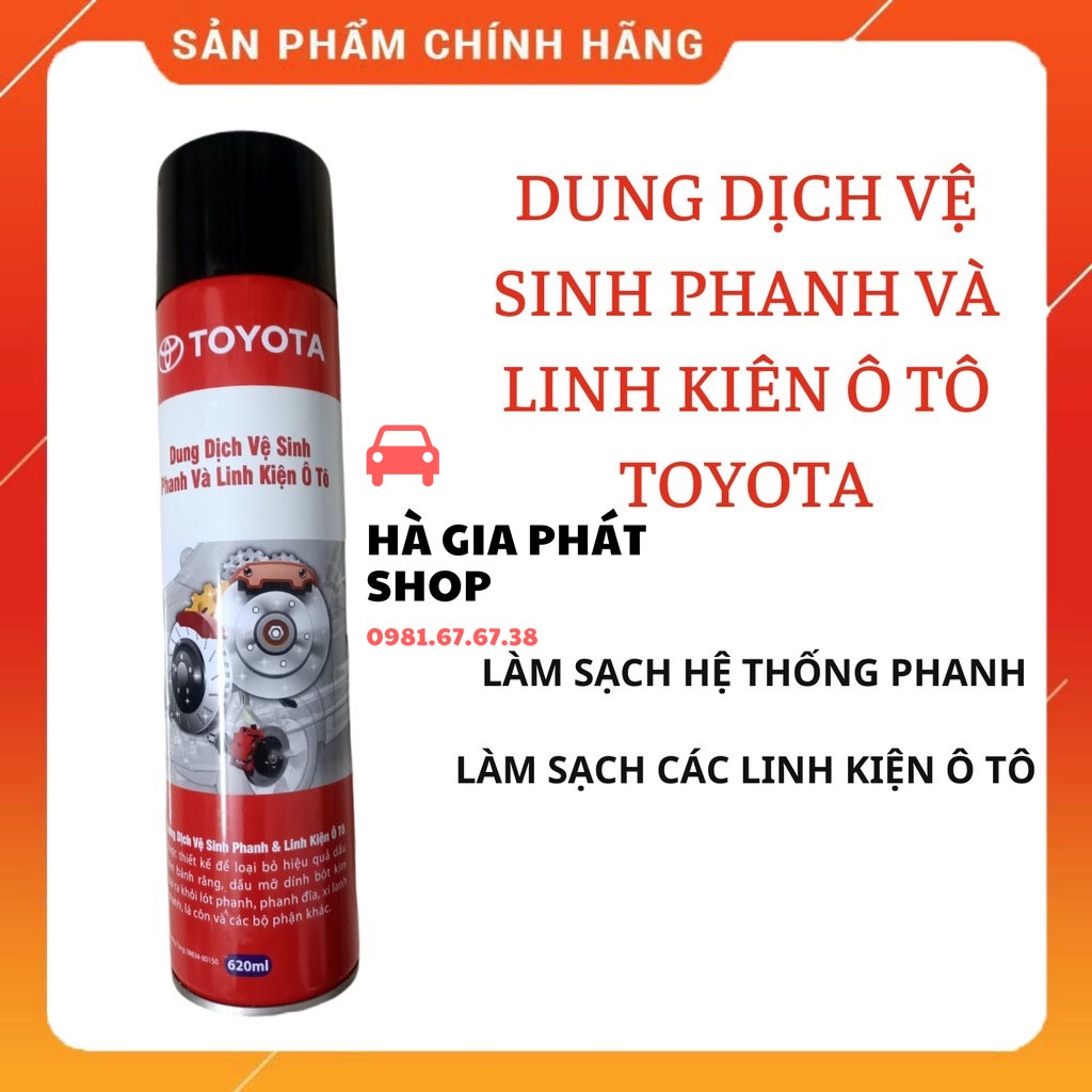 Vệ sinh bố thắng đĩa phanh, dầu mỡ 620ml