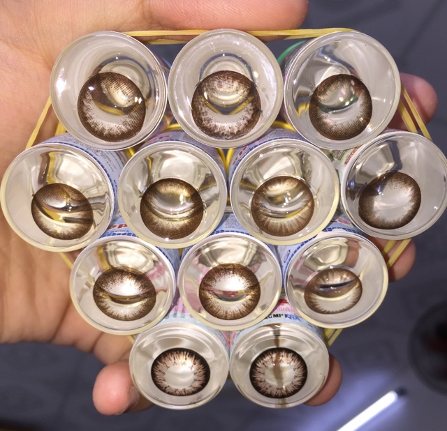 Lens mắt màu choco