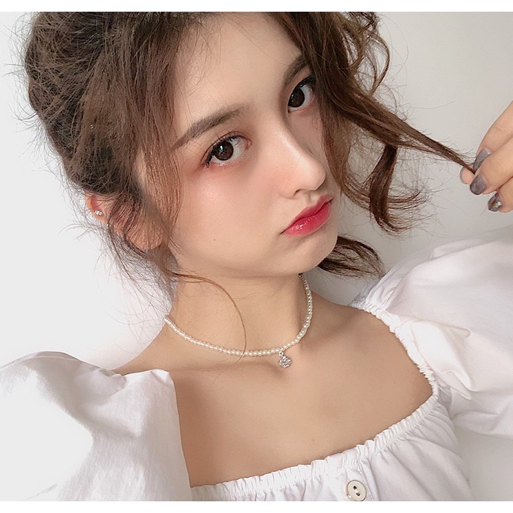 Dây chuyền vòng cổ nữ phong cách Lolita xinh xắn trend V105