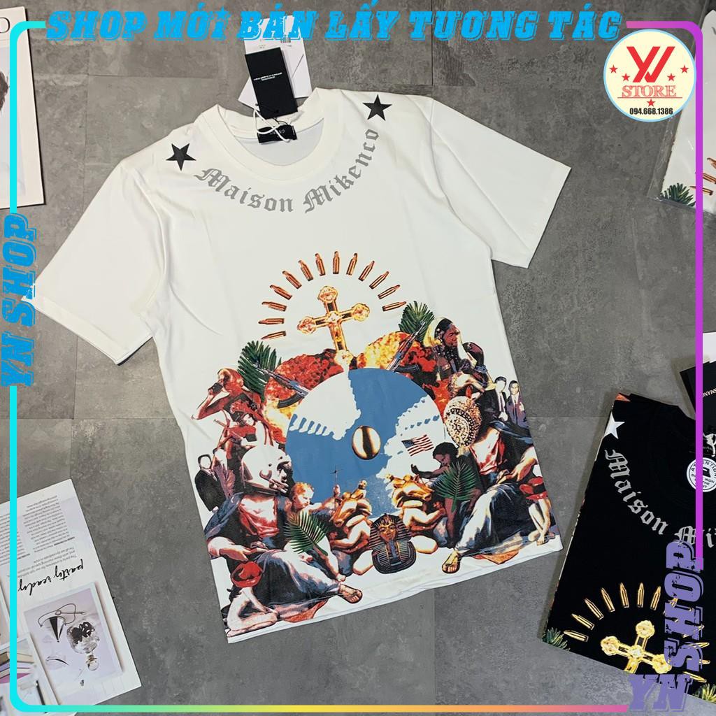 Áo phông T - Shirt -  Áo Phông Đẹp Hot Trend In Hình 3D Mikenko Chất Thun Cotton Co Giãn