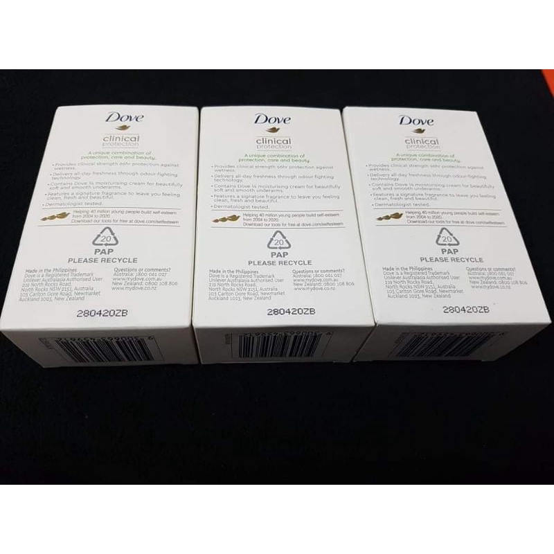 Lăn khử mùi Dove Cinical Protection Go Fresh