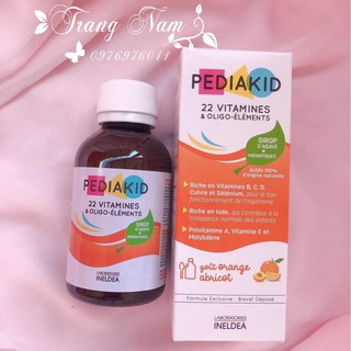 Vitamin PediaKid tổng hợp bổ sung 22 vitamin (125 ml, nội địa Pháp)