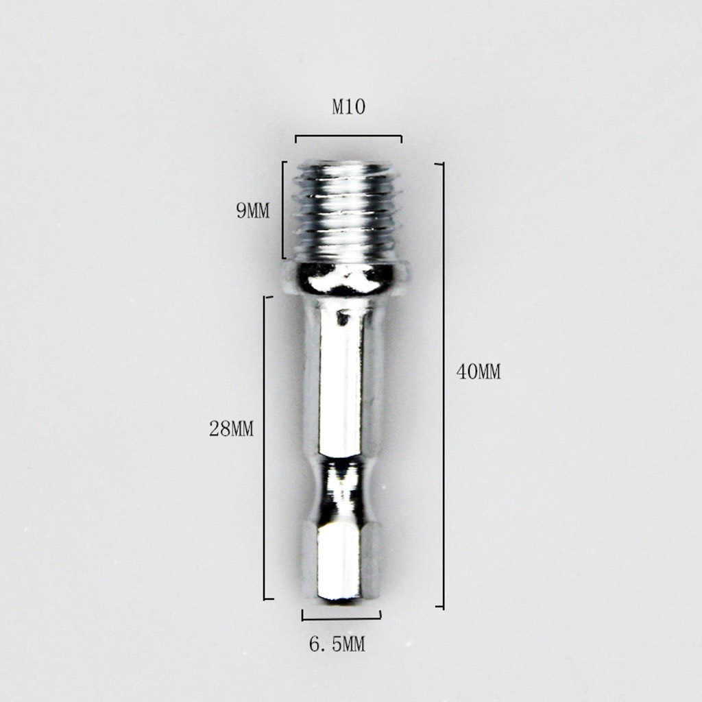 Trục ty đầu cán nối ren M10/M14 dành cho đế chà nhám dính 4-5 inch
