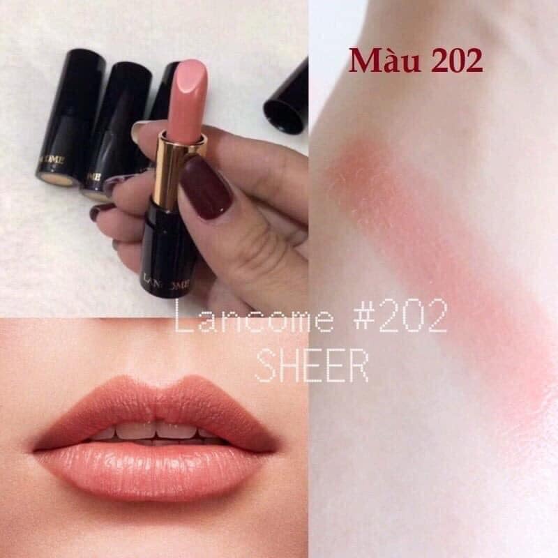 Son Lancome Mini Màu 202 Hồng Nude