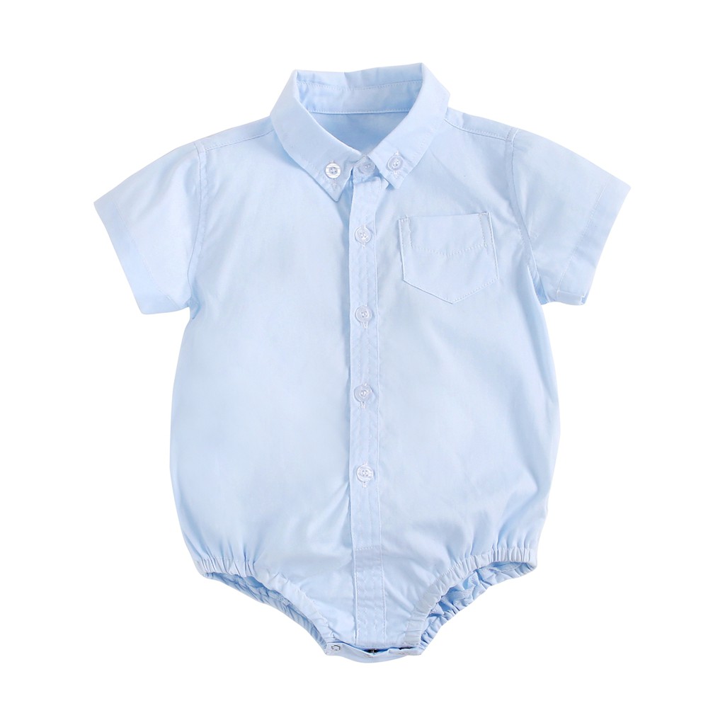 Áo Liền Quần Sanlutoz Màu Xanh Dương Mùa Hè Cho Bé Trai