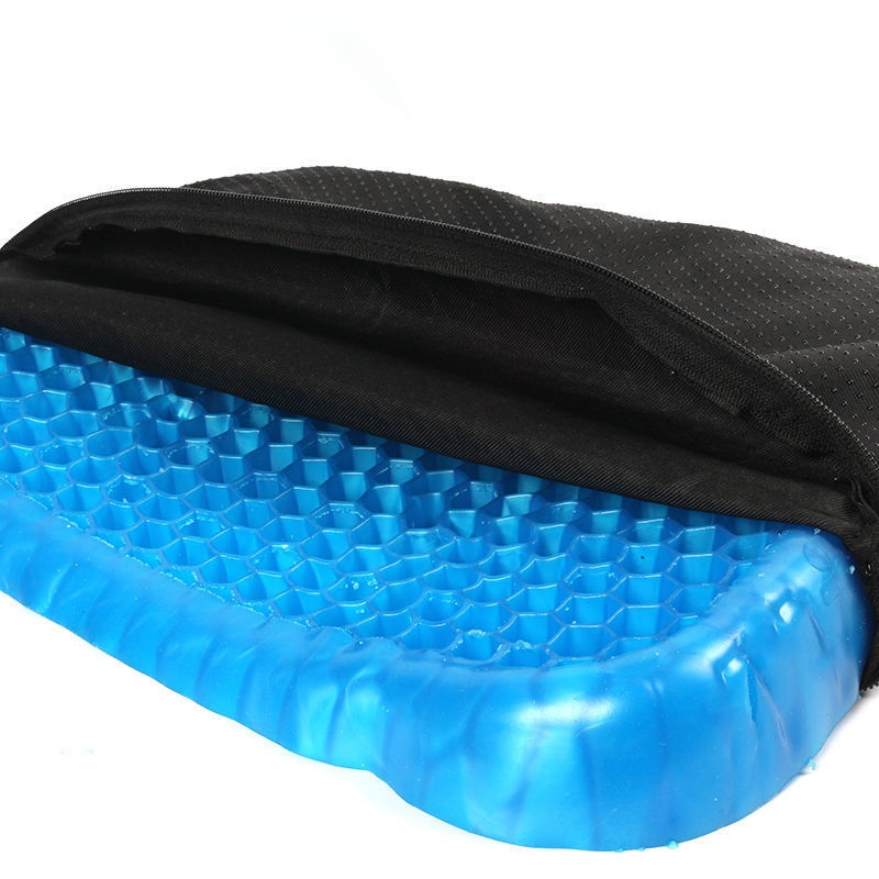 Đệm ghế silicon tổ ong 2 lớp cho xe hơi nệm lót ghế Flex 3D văn phòng gia đình thoáng khí chống đau mỏi thế hệ mới