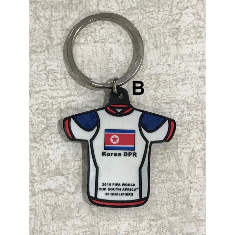 Móc treo chìa khóa bằng cao su FIFA WORLD CUP 2010 ORIGINAL 4x4cm