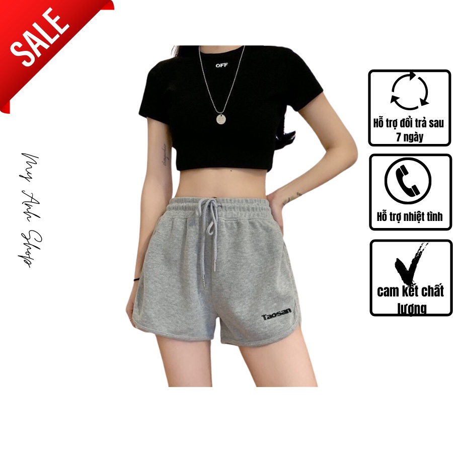 Quần short đùi QYQY chất thể thao dầy mịn không xù | BigBuy360 - bigbuy360.vn