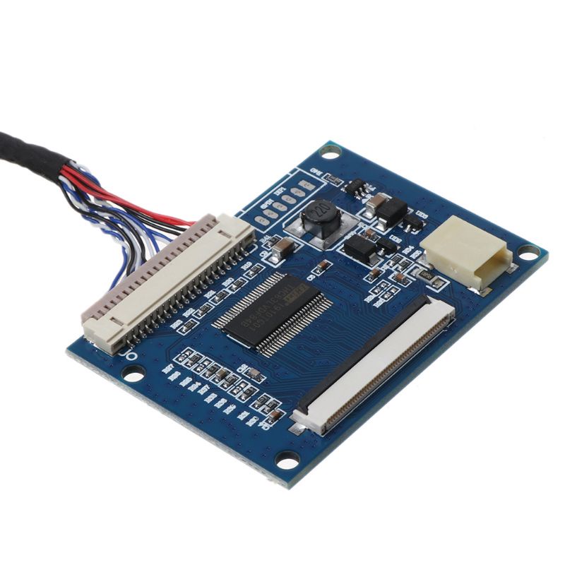1 set bảng mạch điều khiển cổng ra 20Pin 1-ch LVDS đầu vào sang 50Pin TTL kèm cáp