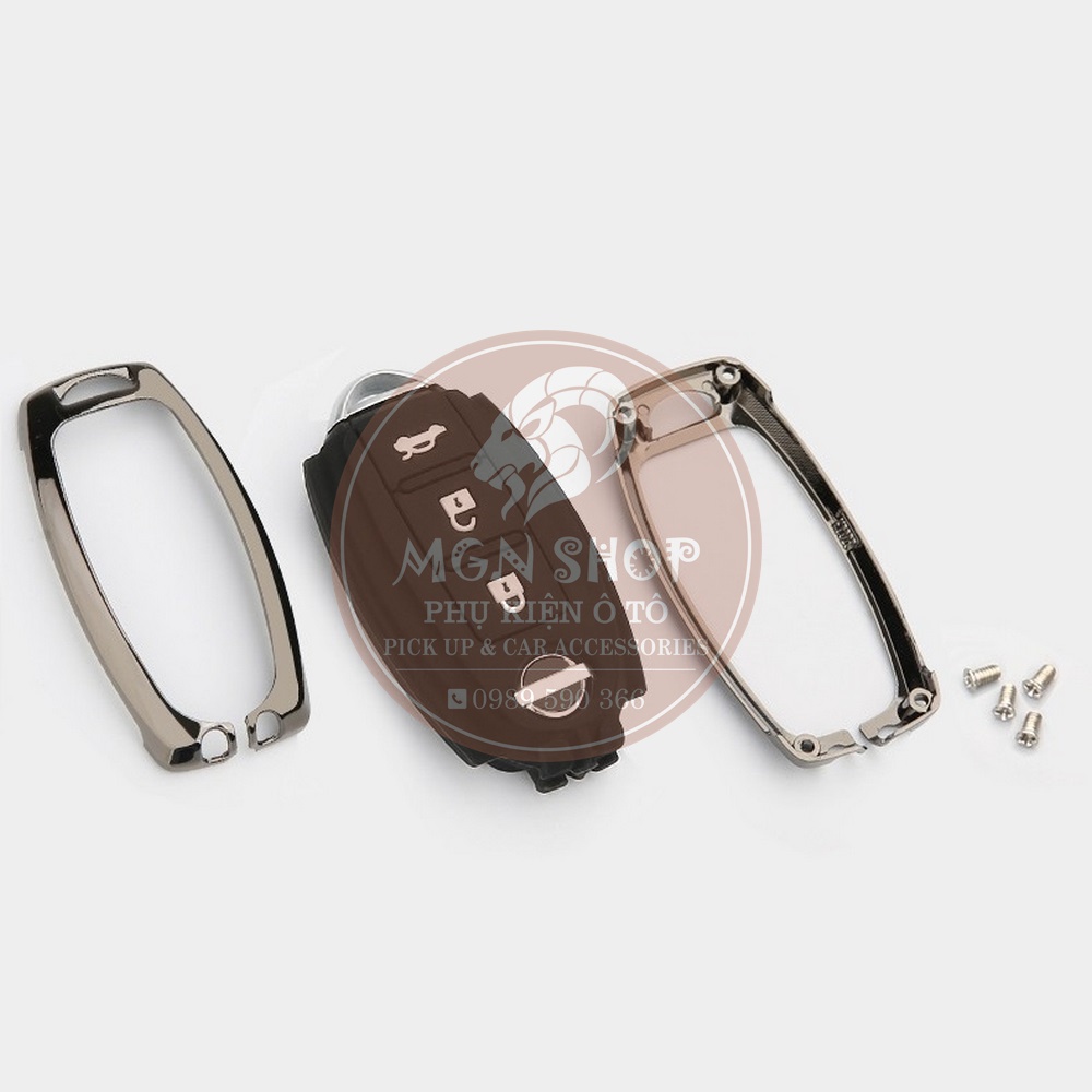 [Ốp chìa khóa] [Nissan Almera] [Nissan Navara] [Nissan X-Trail] [Nissan Terra] hợp kim
