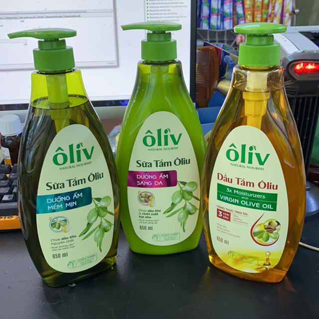 Sữa tắm ôliv 640ml