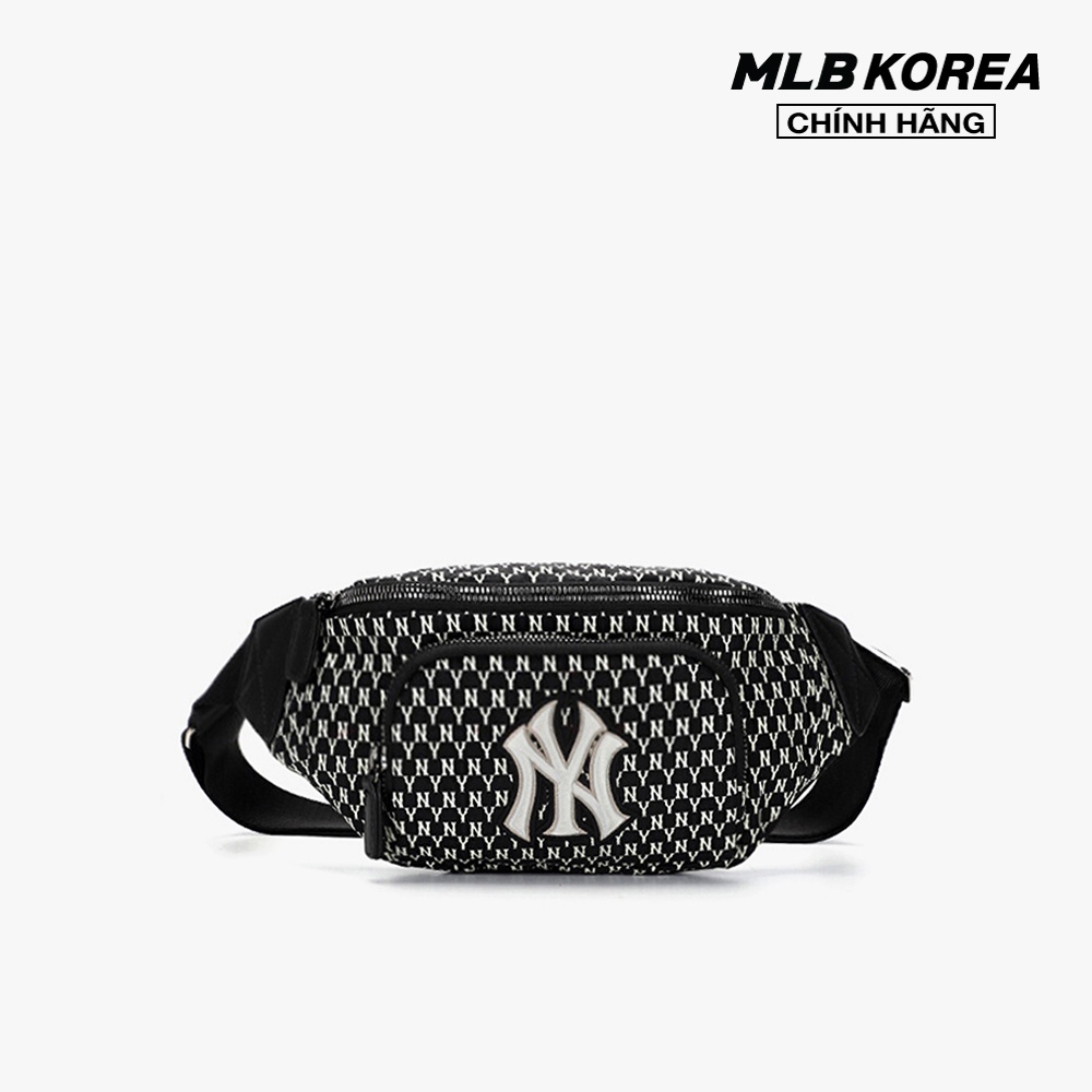 MLB - Túi đeo chéo cá tính phối họa tiết monogram 3AHSM051N-50BKS