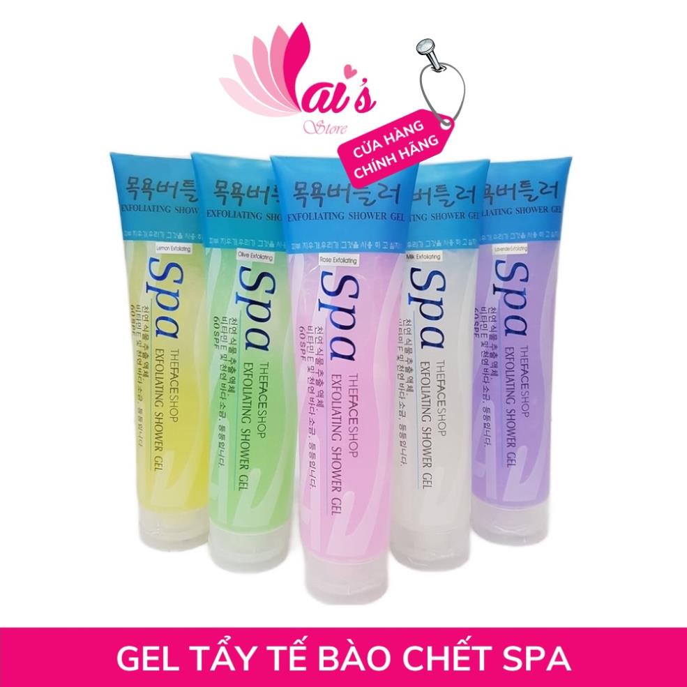 Gel Tẩy Tế Bào Chết Body Spa Exfoliating Shower Hàn Quốc Chính Hãng