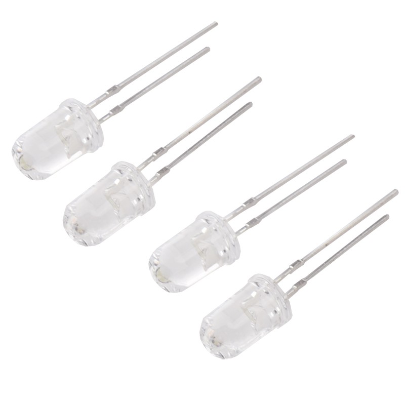 Gorgeous 50 Ultra Bright 5mm LEDs Emitting Diode White | BigBuy360 - bigbuy360.vn