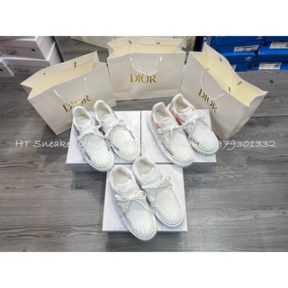 [Có sẵn][Ht Sneaker] Giày Sneaker Luxury Dior D.I.O.R ID Full White-Siêu Cấp
