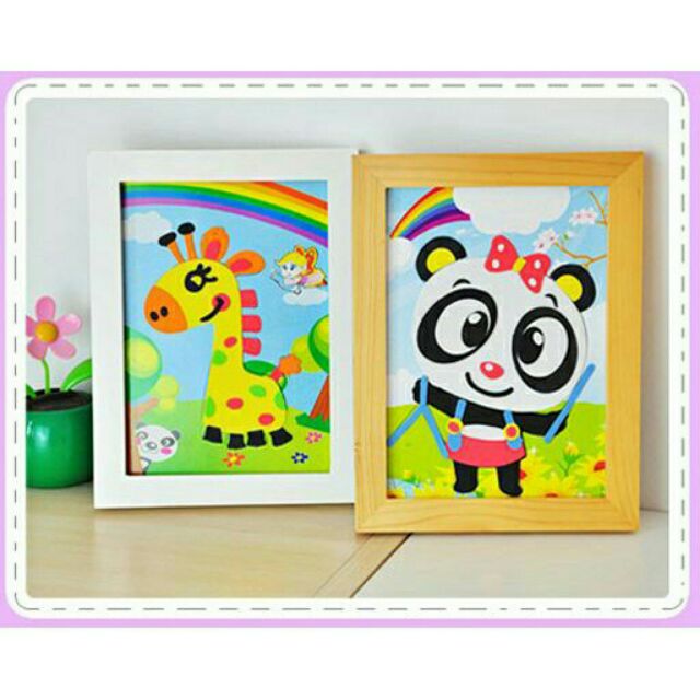 Tranh dán xốp khổ cho bé