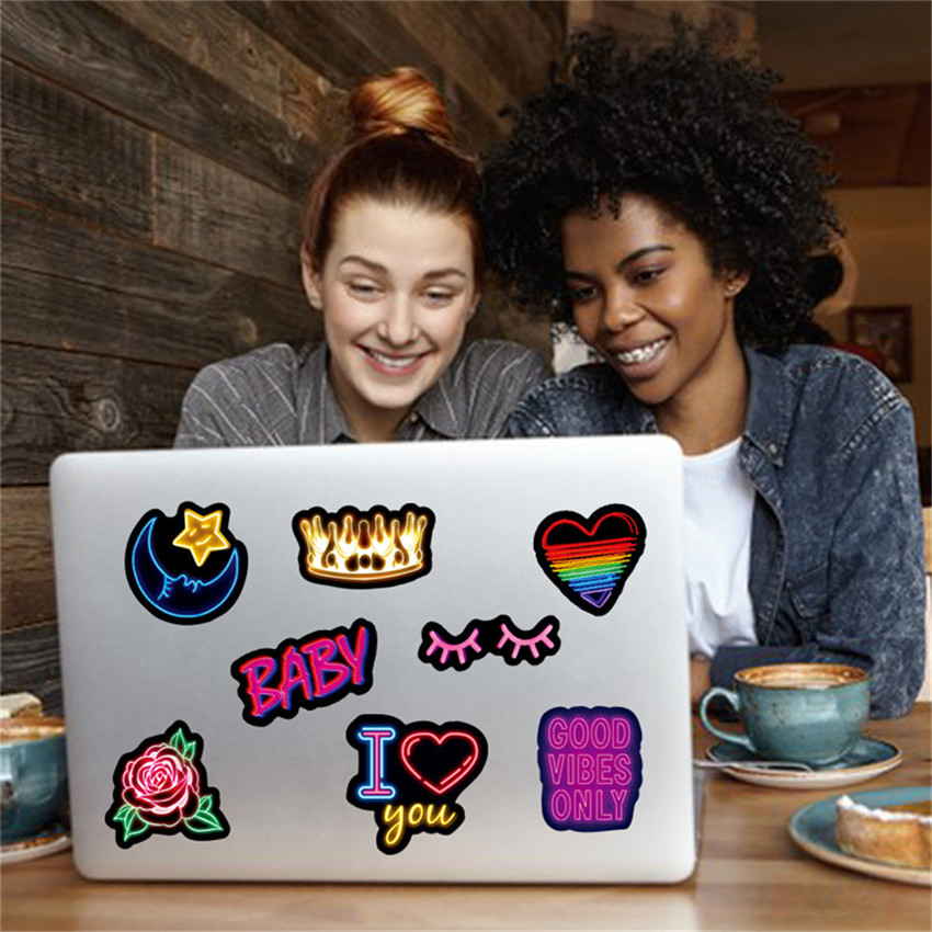 ❉ Neon Color ：VSCO Style - Series 05 JMD Cool Harajuku Graffiti Stickers ❉ 50Pcs/Set Waterproof DIY Fashion Decals Doodle Stickers