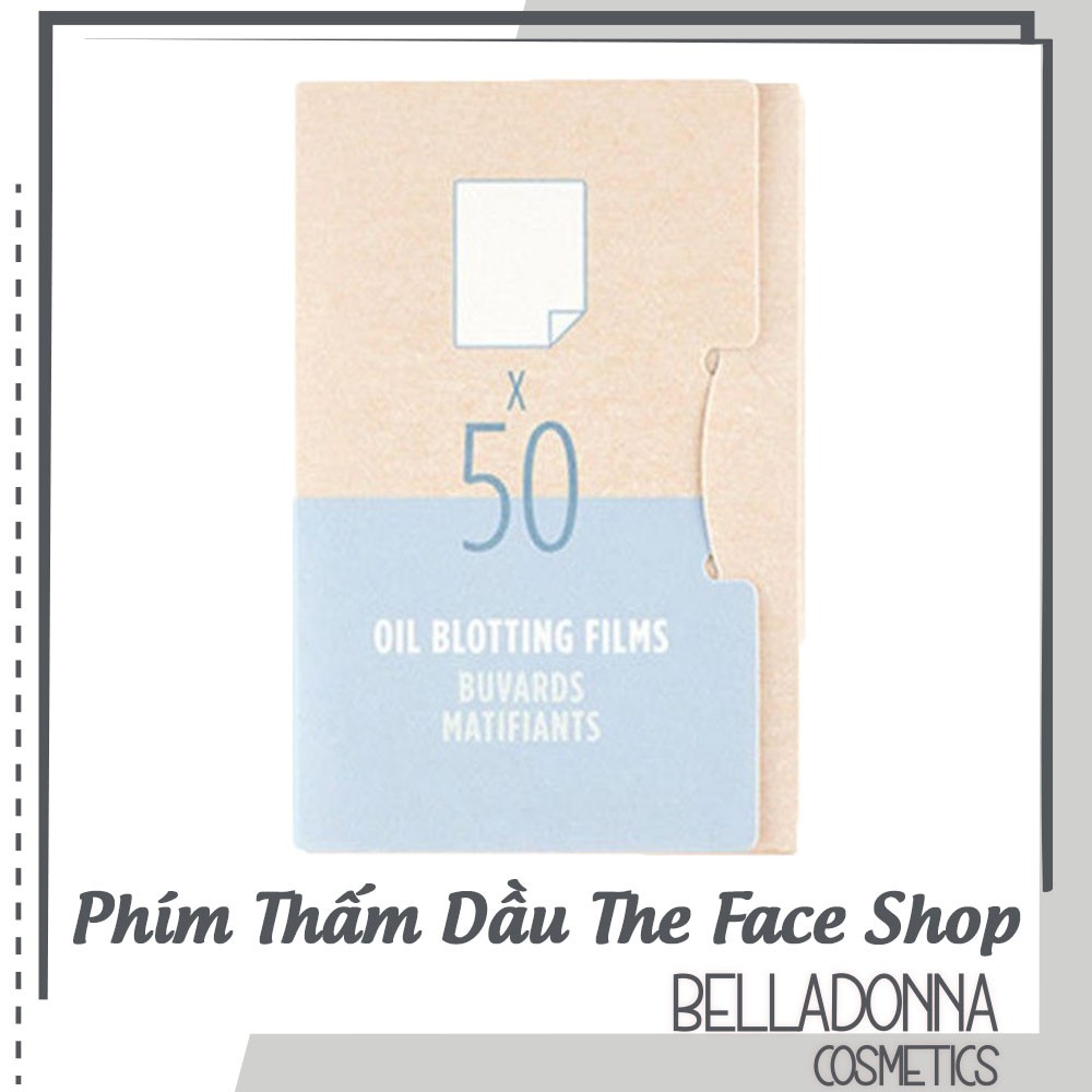 Giấy Thấm Dầu The Face Shop Daily Beauty Tools Oil Blotting Films (50 tờ) | BigBuy360 - bigbuy360.vn