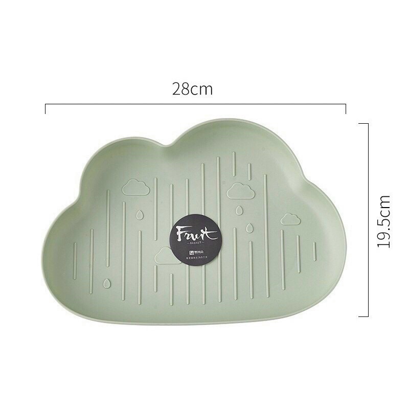 Khay Ăn Dặm Hình Đám Mây Đựng Bát Ăn Dặm Tiện Dụng Ngộ Ngĩnh Cho Bé Yêu