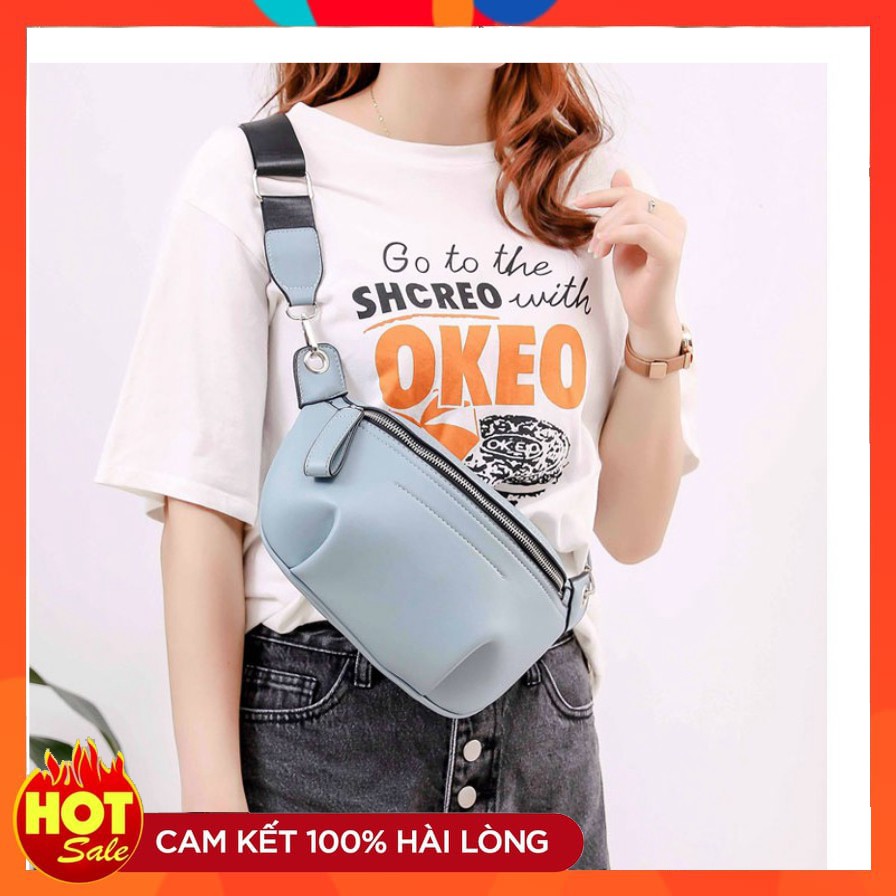 Túi đeo chéo trước ngực trẻ trung năng động da siêu mềm DC06 túi bao tử Chjp Xjnh Boutique