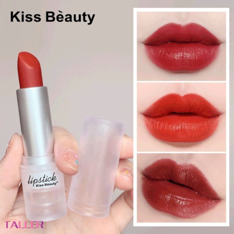 [Hàng mới về] Son lì dưỡng ẩm Kiss Beauty 6 màu tùy chọn lâu trôi | BigBuy360 - bigbuy360.vn