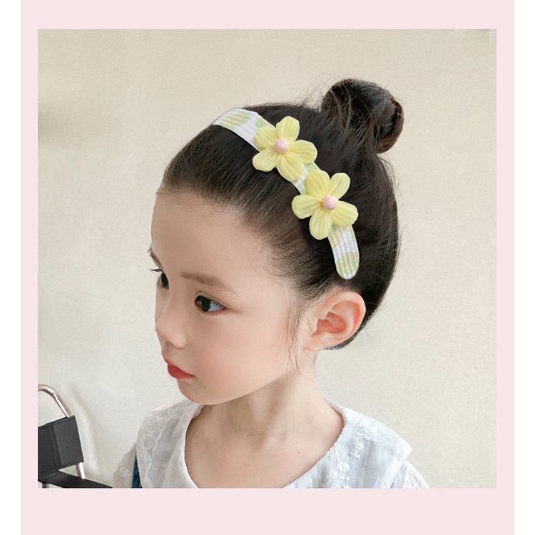 Băng đô dán tóc hoạ tiết hoạt hình dễ thương cho bé