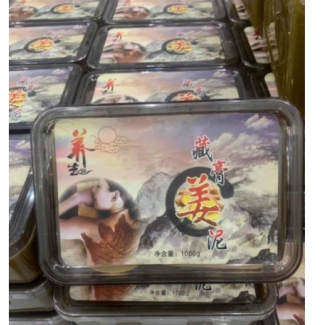 1000g Bùn gừng nóng giảm béo bụng, giảm cân, giảm đau mỏi vai gáy
