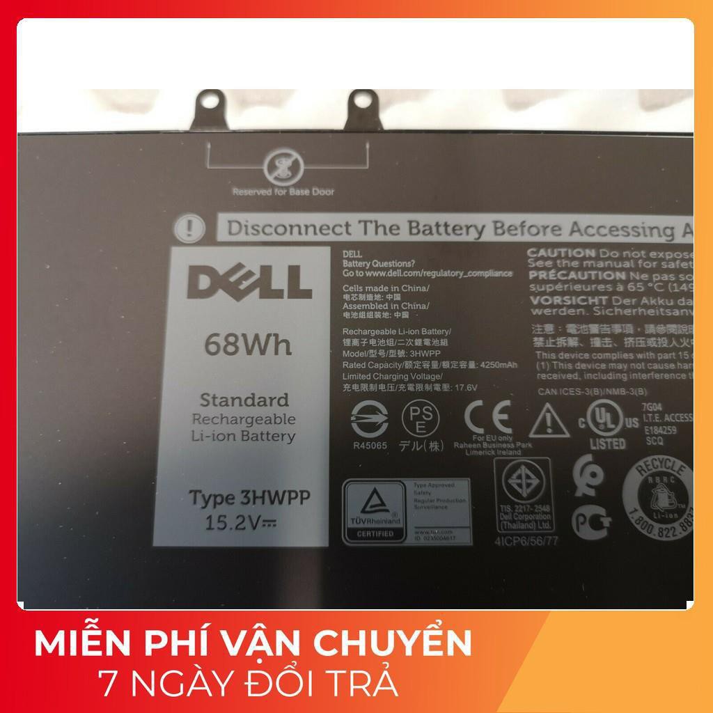 ⚡️Pin laptop Dell Latitude 5501, 5401 Precision 3541 68W 3HWPP