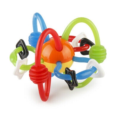 Bóng gặm nướu kiêm đồ chơi cho bé Infantino Rattle & Teether Bendy Tubes